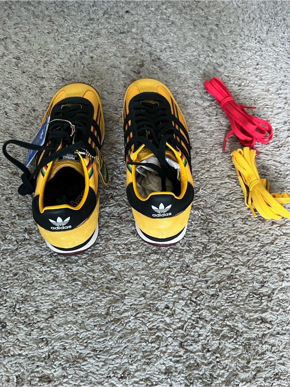 Adidas Originals SL 72 RS Jamaica x Bob Marley KI8575 Brand New Sneakers - Picture 6 of 16